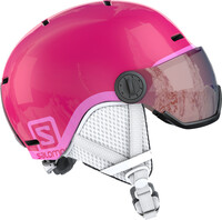 Salomon Grom Visor Ski helm Junior Skihelm Unisex Kinderen roze