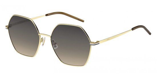 Hugo Boss BOSS 1589/S Gold 57/17/140 Vrouwen Zonnebrillen