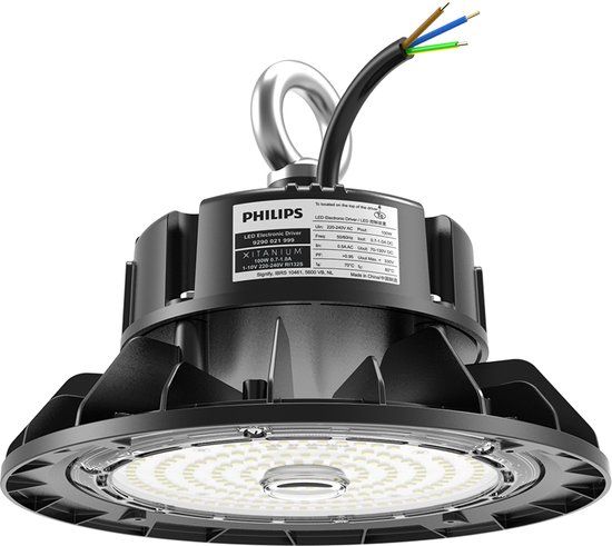 HOFTRONIC Triton LED High Bay - 100W 17.500lm - 6500K Daglicht Wit - IP65 Waterdicht