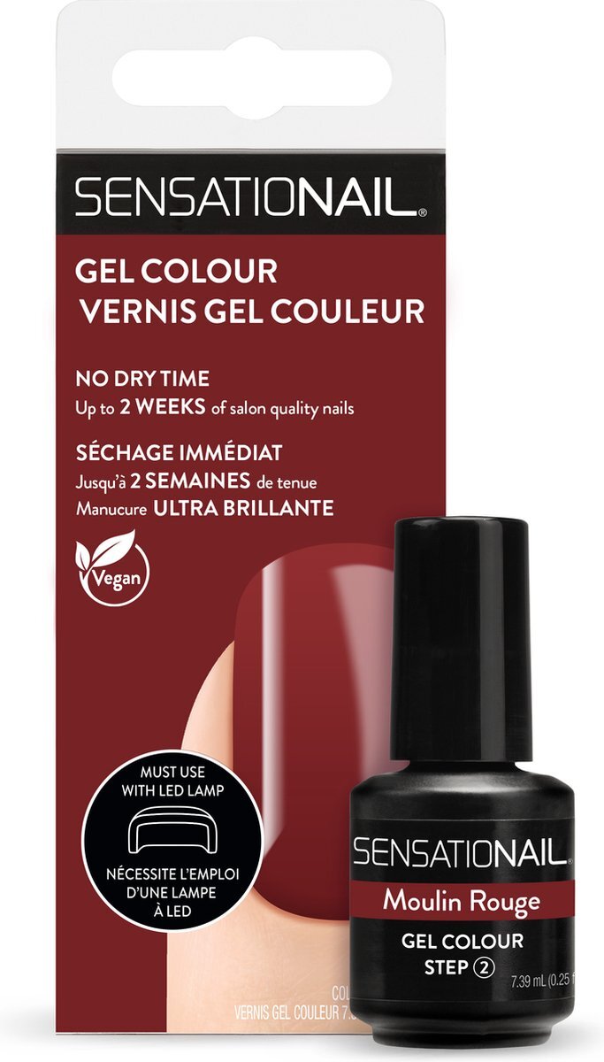 Sensationail Gel Color Nagellak - 72568 Moulin Rouge