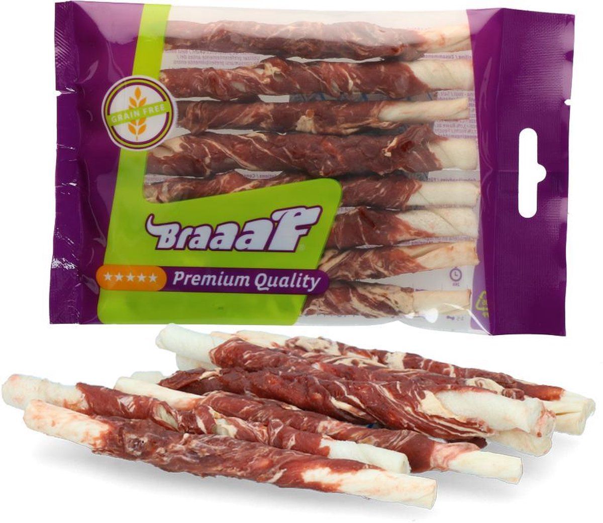 Braaaf Rollsticks 12 cm lamb and fish