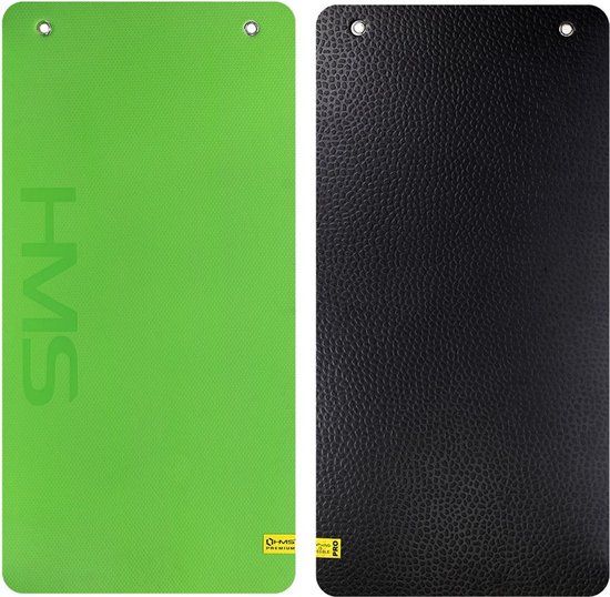 HMS Premium MFK01 Fitnessmat Groen/Zwart