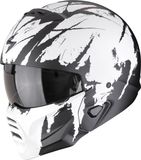 Scorpion EXO Combat II Marauder Jethelm - Zwart/Wit