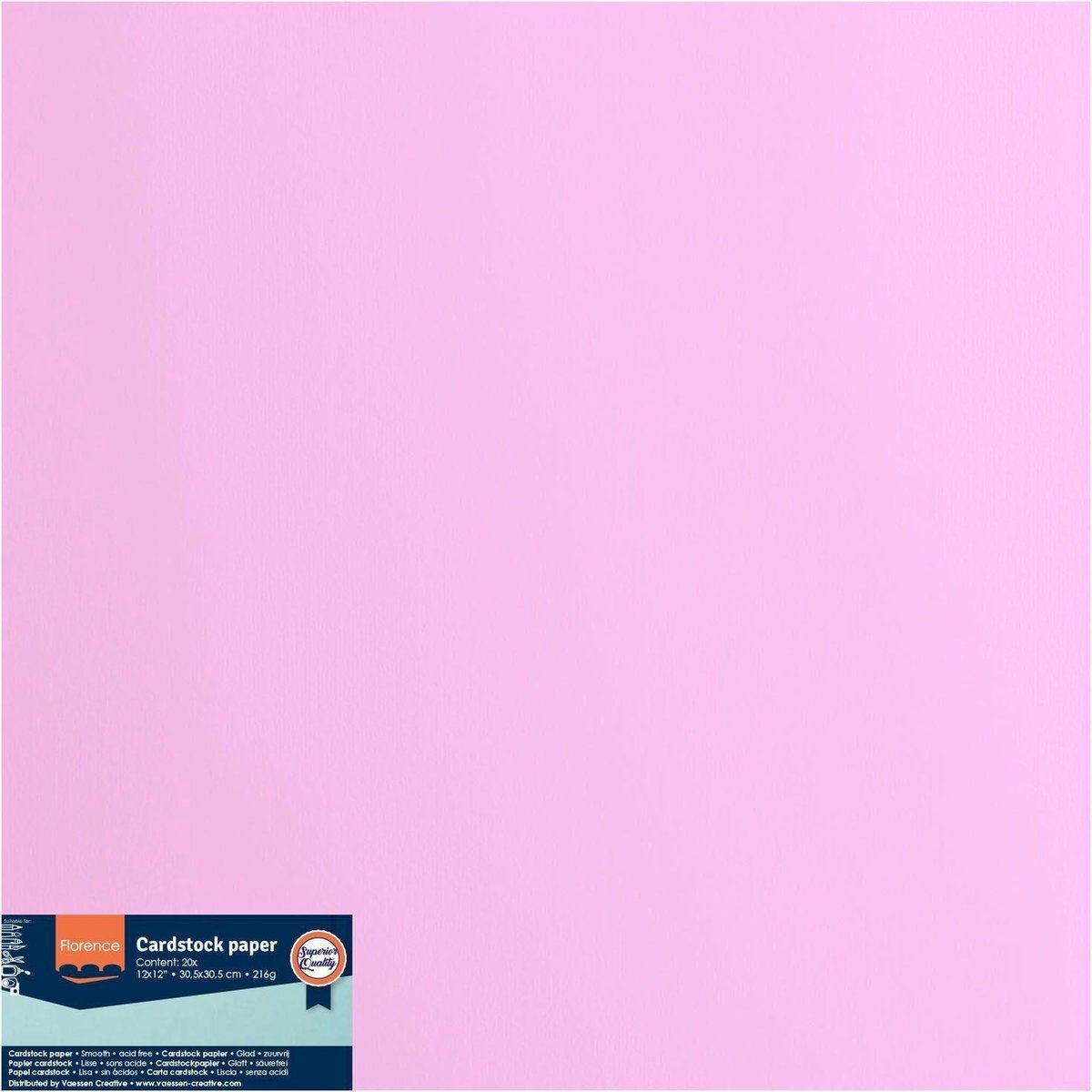 Florence Cardstock Papier Glad 30,5x30,5cm Lilac