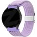 Bandz Samsung Galaxy Watch 6 44mm gevlochten nylon band (lichtpaars)