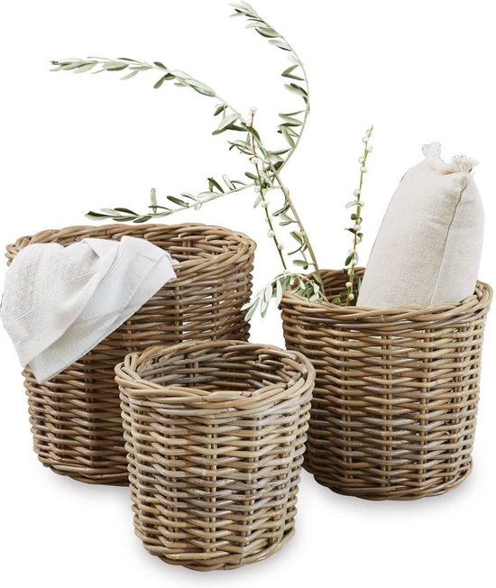 LOBERON Mand set van 3 Avar bruin