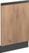 Vicco R-Line Frontpaneel – 44.6 cm J-vorm, zonder werkblad Krachtige eik goud