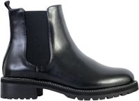 Redskins Enkellaars met brede elastische band Zwart Synthetisch Kitten heel