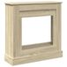 vidaXL Façade de cheminée 90x30x90 cm Chêne Sonoma