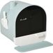 PawHut bac à litière pour chat - PP - 43x44x47cm - Vert