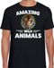 Bellatio Decorations Amazing Wild Animals T-shirt tijger - zwart - heren - cadeau shirt tijger / tijgers liefhebber S