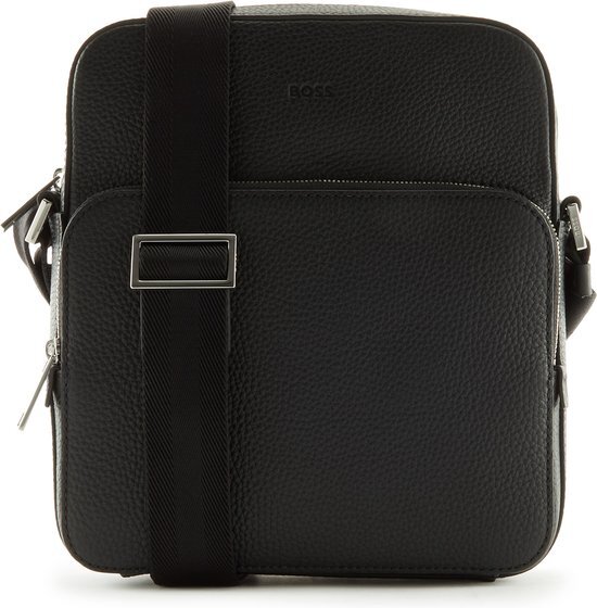 Hugo Boss BOSS Heren Crossbody tas Leer - Zwart