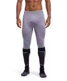 FALKE Wool-Tech Light 3/4 Heren Broek van onderlaag Wol Grijs - Maat S