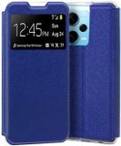 Cool Flip Cover voor Xiaomi Redmi Note 12 Pro Plus 5G, effen, blauw