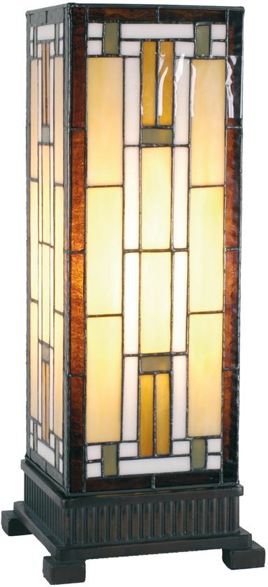 Clayre & Eef Tiffany windlicht compleet 45 x 18 cm