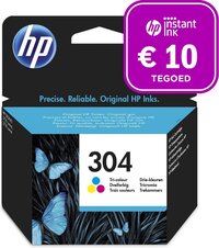 HP 304 - Inktcartridge kleur + Instant Ink tegoed