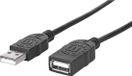 Manhattan USB 2.0 A Male naar USB 2.0 A Female - 1.8 m