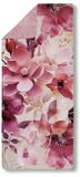Descanso Serviette de plage 75x180 cm - Imprimé floral Rose - Microfibre - Certifié Oeko-Tex - Séchage rapide et léger