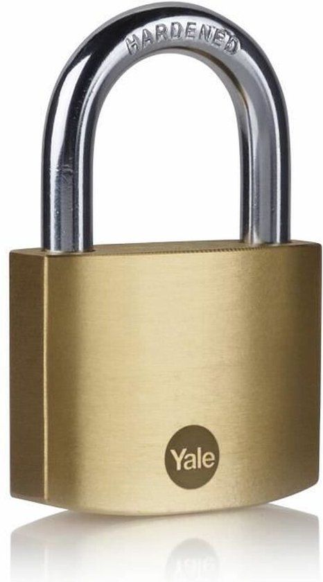 Yale Y110B/50/126/1 Hangslot - 50 mm - Goud - Aluminium
