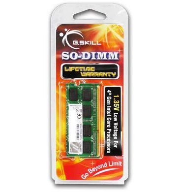 G.Skill 4GB DDR3-1600 SO-DIMM Notebook Memory - F3-1600C11S-4GSL