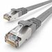 1aTTack.de CAT7 LAN-kabel 1x 3.0m flexibele netwerkkabel 10 Gbit/s - grijs