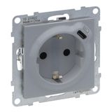 Legrand 765226 Wandcontactdoos Type F Aluminium