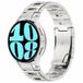Samsung Titanium band met aansluitknop - Zilver - Galaxy Watch 5 (Pro) - 40mm / 44mm / 45mm