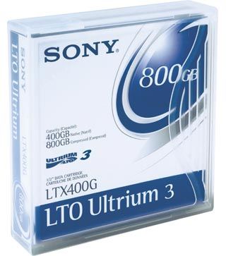 Sony LTX400G - LTO Ultrium 3 - 400 GB - Blauw