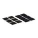 VELCRO® VEL-EC60236 Klittenband vierkanten Om vast te plakken Haak- en lusdeel (l x b) 25 mm x 25 mm Zwart 24 paar