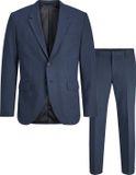 JACK&JONES JPRBLAMARTIN SUIT CO01 SN - Hommes - Costume - Coupe ajustée - Polyester/Viscose/Élasthanne - Iris noir - Taille 54