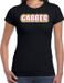 Bellatio Decorations Verkleed t-shirt dames - gabber - zwart - foute party/carnaval - vriend/maat XS