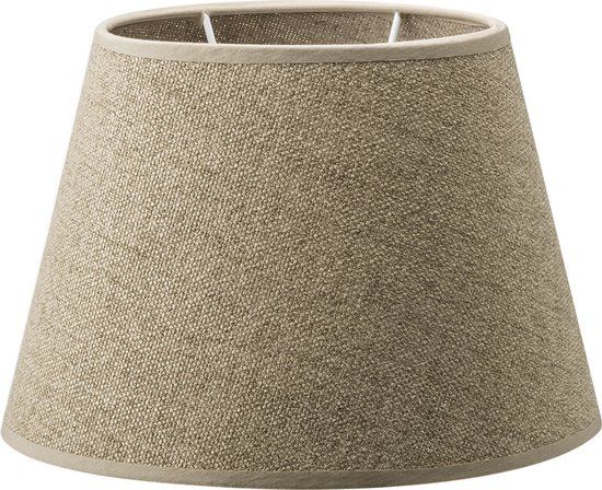 Home Sweet Home Melrose Oval Fabric Lampshade - Brown - 24cm - E27