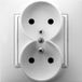 Ospel GP-2UZ/00, Wit, IP20, 16 A, 82 mm, 45 mm, 82 mm
