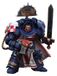 OEM Ultramarines Actiefiguur 1/18, Ultramarines Terminator Captain, 12 cm