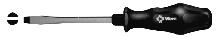 Wera 932 A Sleuf schroevendraaier - 12 mm - 4013288018069