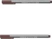STAEDTLER Triplus Fineliner Van Dyke Bruin