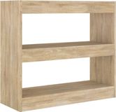 vidaXL Boekenkast / kamerscherm 80x30x72 cm sonoma eikenkleurig