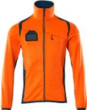 Mascot Accelerate Safe Pullover met rits 19403-316 - hi-vis oranje/donkerpetrol - XL