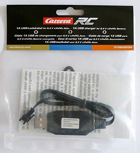 Carrera USB-kabel 1A voor LifePo4 6,4V batterijen