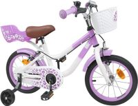 vidaXL Kinderfiets 14 Inch Paars