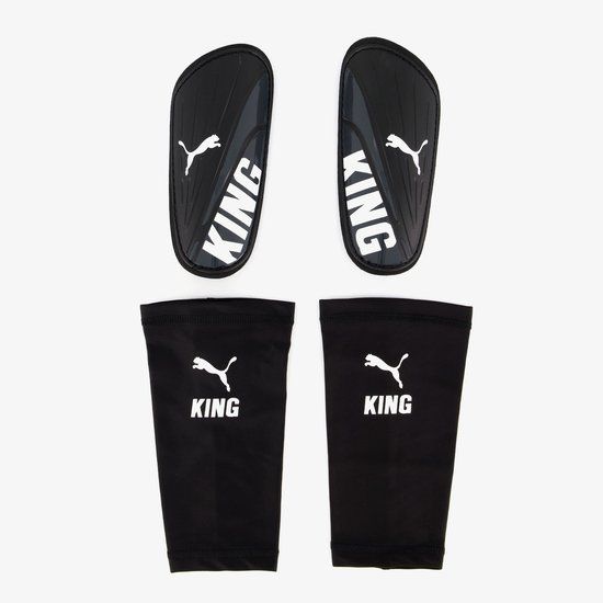 Puma King Sleeve scheenbeschermers zwart - Maat M