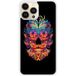 Apple Siliconen hoesje compatibel met iPhone 13 Pro Max Carnaval-masker