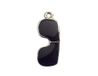 INNSPIRO NICE CHARMS metalen hanger zonnebril zwart 8x21mm 25u, 13x15mm., Metaal, Geen edelsteen