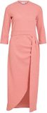 VILA maxi-jurk VIRAFFI 3/4-mouwen Nostalgia Rose XXL