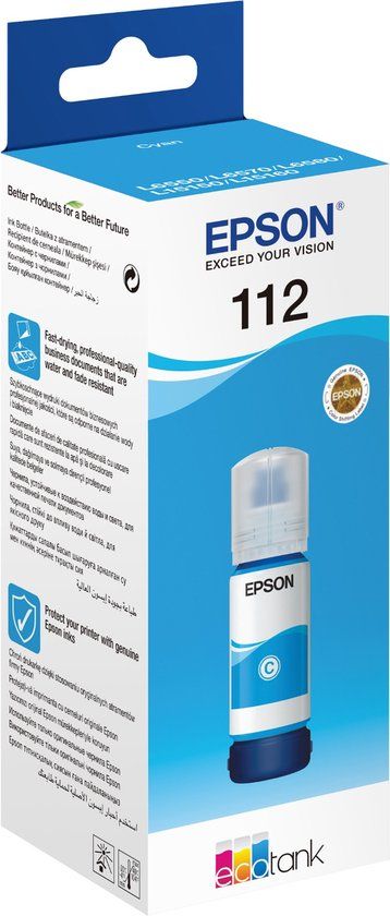 Epson EcoTank 112 Origineel - C13T06C24A - Inktnavulling