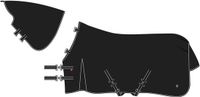 Imperial Riding Outdoor Deken Basic 0gr Zomer Zwart 165-215