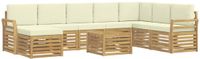 vidaXL Bankstel Massief Acacia Hout