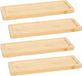 5Five Planche à servir pour amuse-gueules/finger food - 4x - 30 x 11 cm - bambou bois