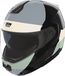 Nolan N90-3 Blocco 353, casque rabattable, couleur: Noir/Gris/Rouge/Blanc, taille: XXS