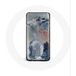Maniacase Etui voor Samsung Galaxy J7 2016 grijs abstracte textuur achtergrond